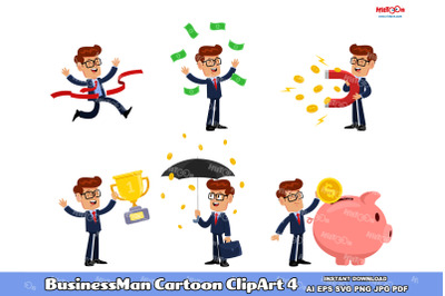 Businessman Cartoon ClipArt 4