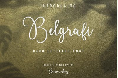 Belgrafi Signature Script Fonts