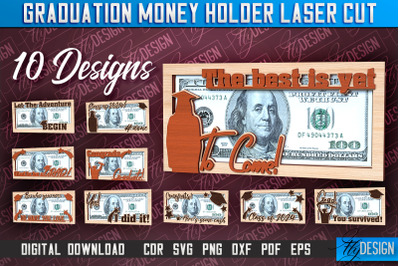 Graduation Money Holder Laser Cut | Money Holder Design | Gift SVG Des