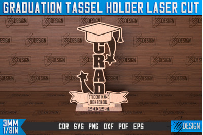 Graduation Tassel Holder Laser Cut | Graduation 2024 Award Design | CN