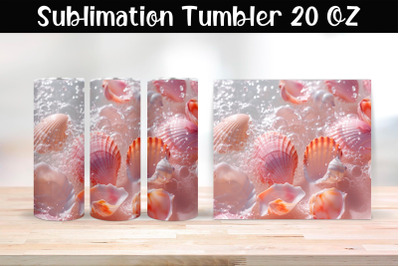 Shells Tumbler Wrap 20 oz