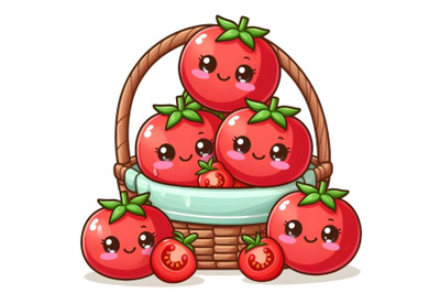 tomato stack in a basket