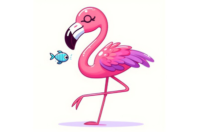 cute flamingo