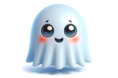 3D cute adorable ghost