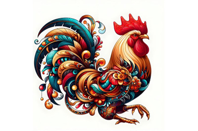 Cute rooster