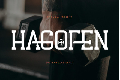 Hagofen - Display Slab Serif