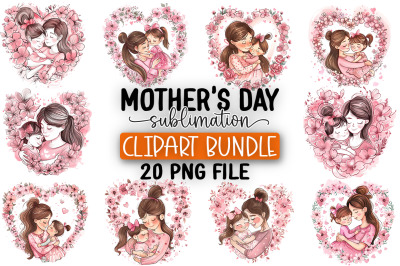 Mother&#039;s Day Clipart Bundle