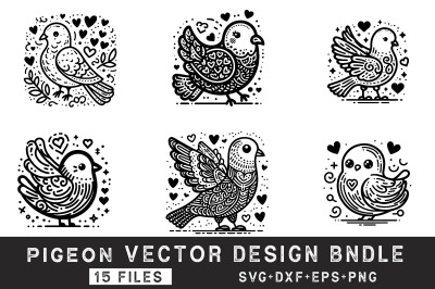 Pigeon SVG Bundle