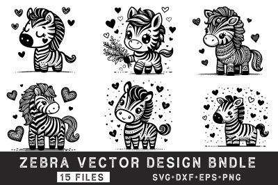 Zebra SVG Bundle
