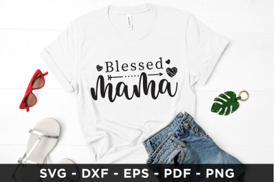 Blessed Mama - Mothers Day SVG Design