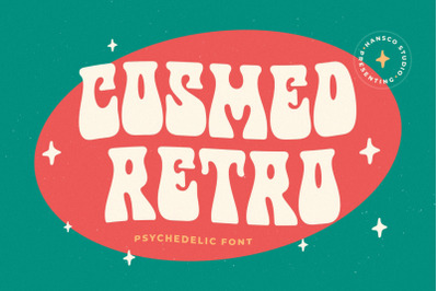 Cosmed Retro Psychedelic Font