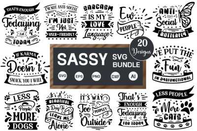 Sassy SVG Bundle, Funny SVG Cut Files,