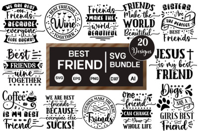 Best Friend SVG Bundle