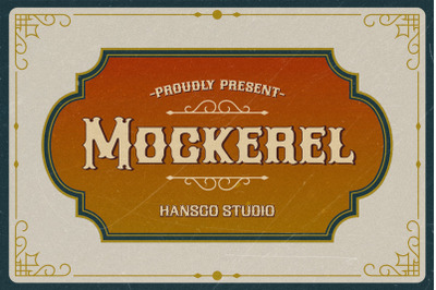 Mockerel Victorian Font