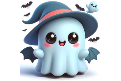 3D cute adorable ghost