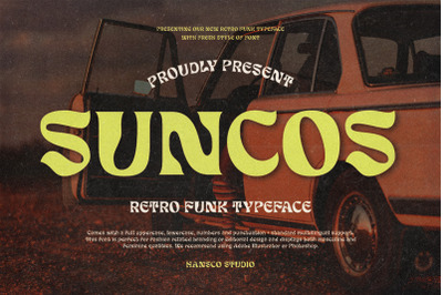 Suncos Retro Funk Font