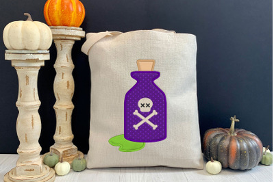 Poison Bottle | Applique Embroidery