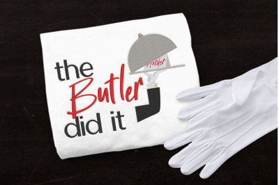 The Butler Did It Whodunit | Embroidery