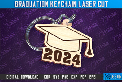 Graduation Keychain Laser Cut | School Quotes | CNC File &nbsp;