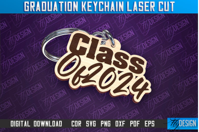 Graduation Keychain Laser Cut | School Quotes | CNC File &nbsp;