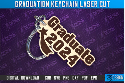 Graduation Keychain Laser Cut | School Quotes | CNC File &amp;nbsp;