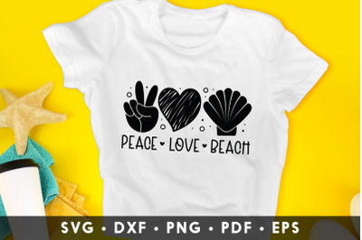 Peace Love Beach - Summer SVG