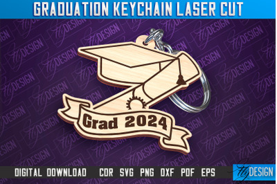 Graduation Keychain Laser Cut | School Quotes | CNC File &nbsp;