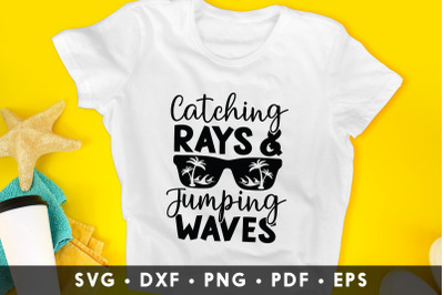 Catching Rays &amp; Jumping Waves, Summer SVG