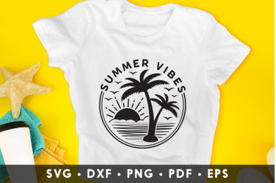 Summer Vibes SVG Cut File