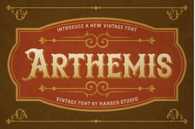 Arthemis Vintage Victorian Font