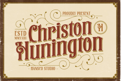 Christon Hunington Victorian Font