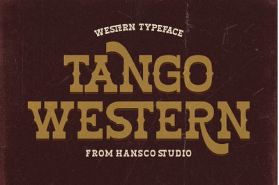 Tango Western Font