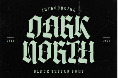 Dark North Blackletter font