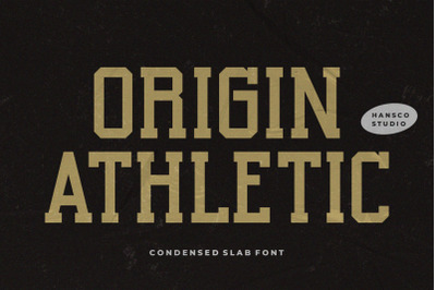 Origin Athletic Sports Font