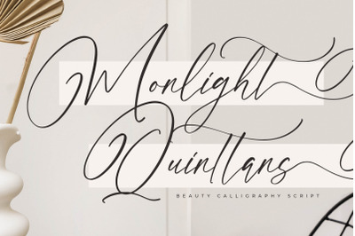 Monlight Quinttans - Beauty Calligraphy Script
