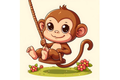 monkey swinging single