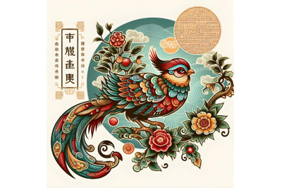 bird Chinese traditional design