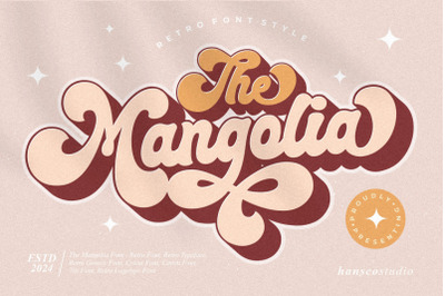 Mangolia Retro Font