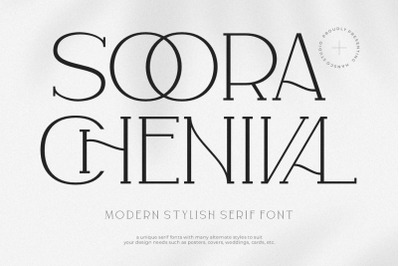 Soora Chenival Aesthetic Serif Font
