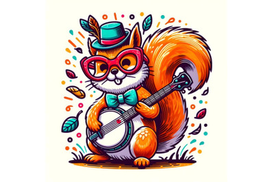 squirrel fun with music