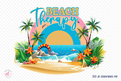 Beach Therapy - Summer PNG Sublimation