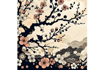 plum blossom in spring