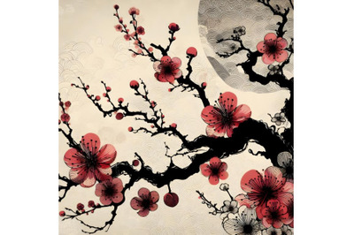 plum blossom in spring