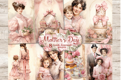 Mothers Day Junk Journal Pages | Victorian Ephemera