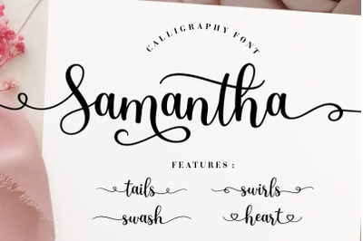 Samantha Calligraphy Font