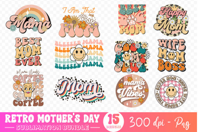 Retro Mother&#039;s Day Sublimation Bundle