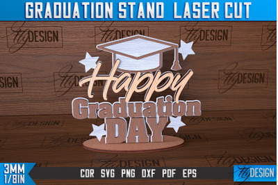 Graduation Stand Laser Cut | Stand Design | CNC Files