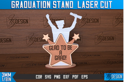 Graduation Stand Laser Cut | Stand Design | CNC Files