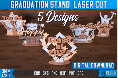 Graduation Stand Laser Cut | Stand Design | CNC Files