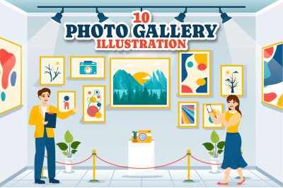 10 Photo Gallery Illustration